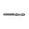 Carbide End Mill 2F Radius Uncoated